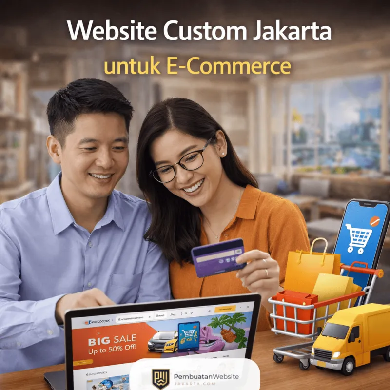 Website Custom Jakarta untuk E-Commerce
